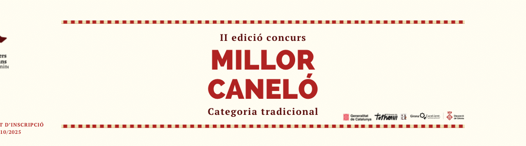 2na Edició –  MILLOR CANELÓ